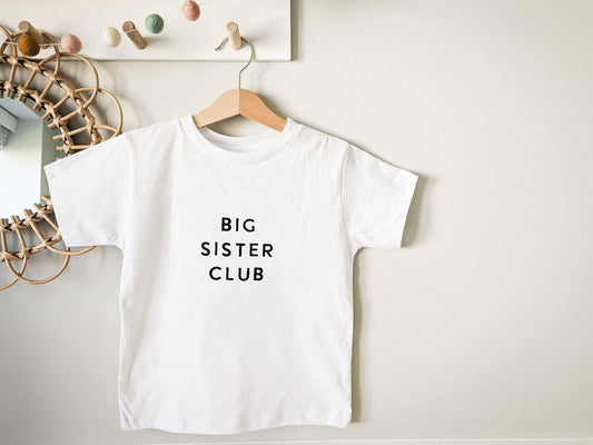 Big Sibling Club t-shirt