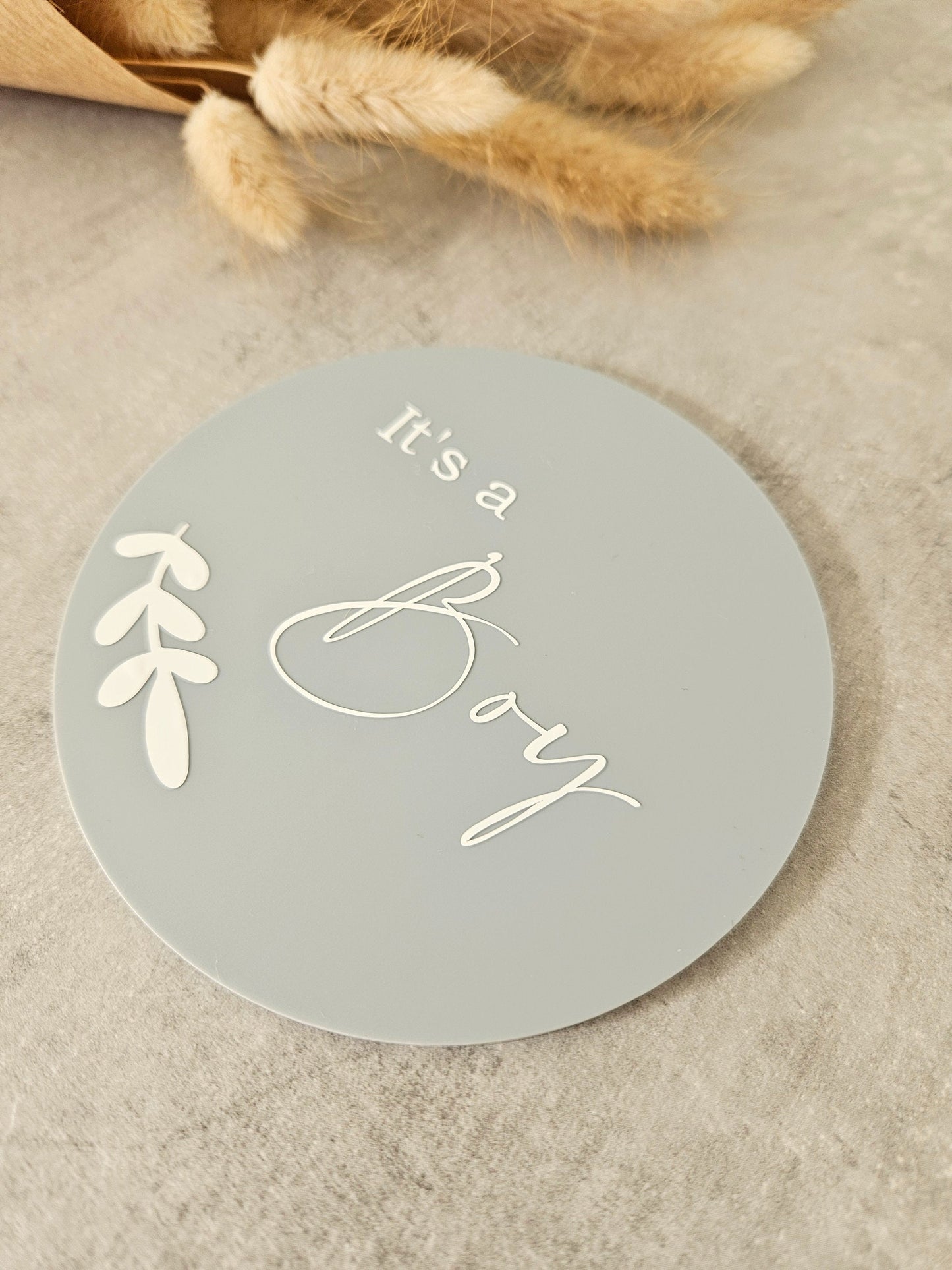 Baby Gender announcement disc