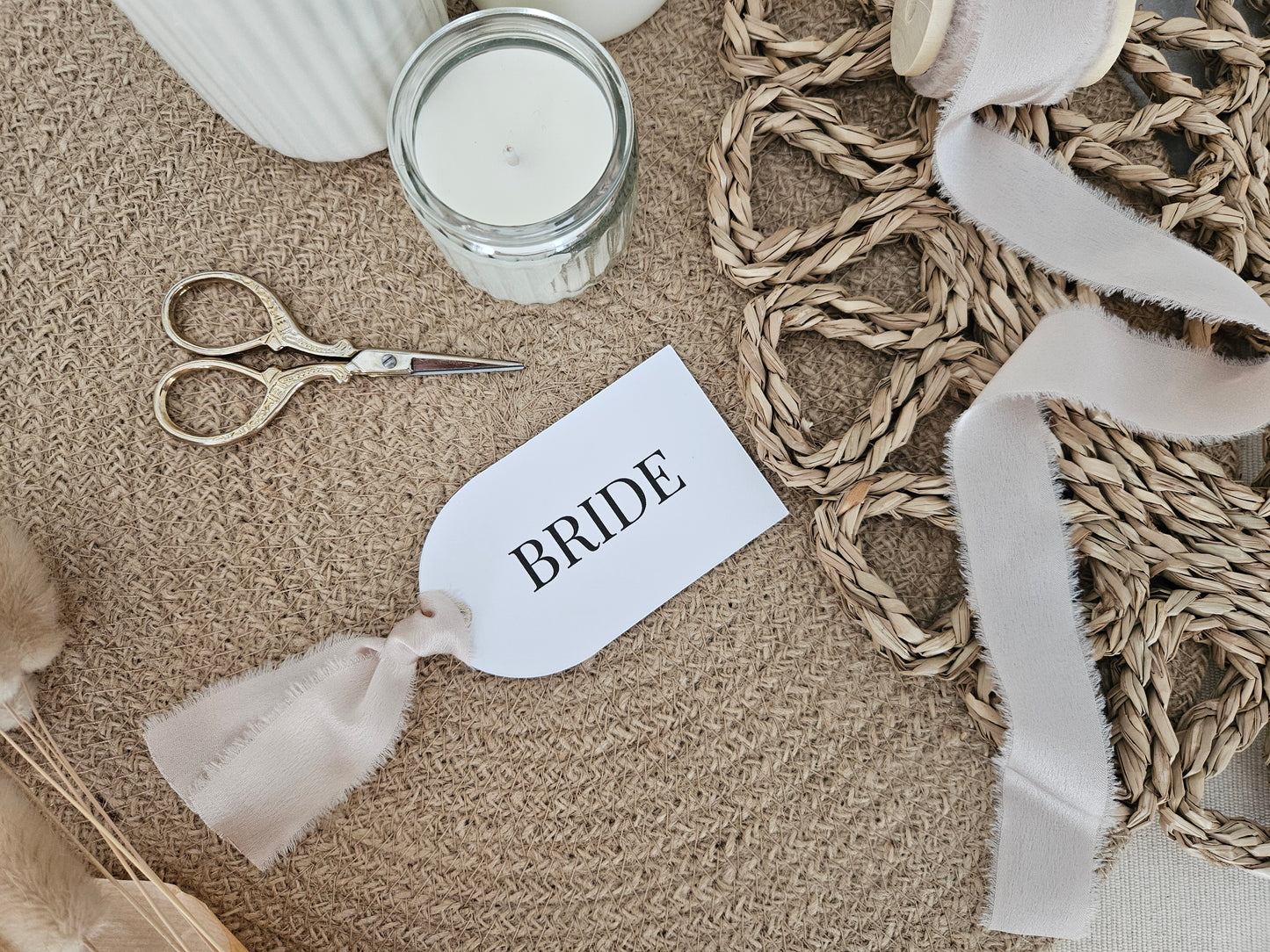 Arched Wedding Table Place Names
