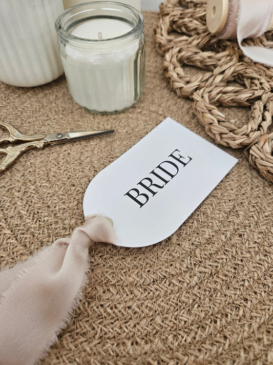Arched Wedding Table Place Names