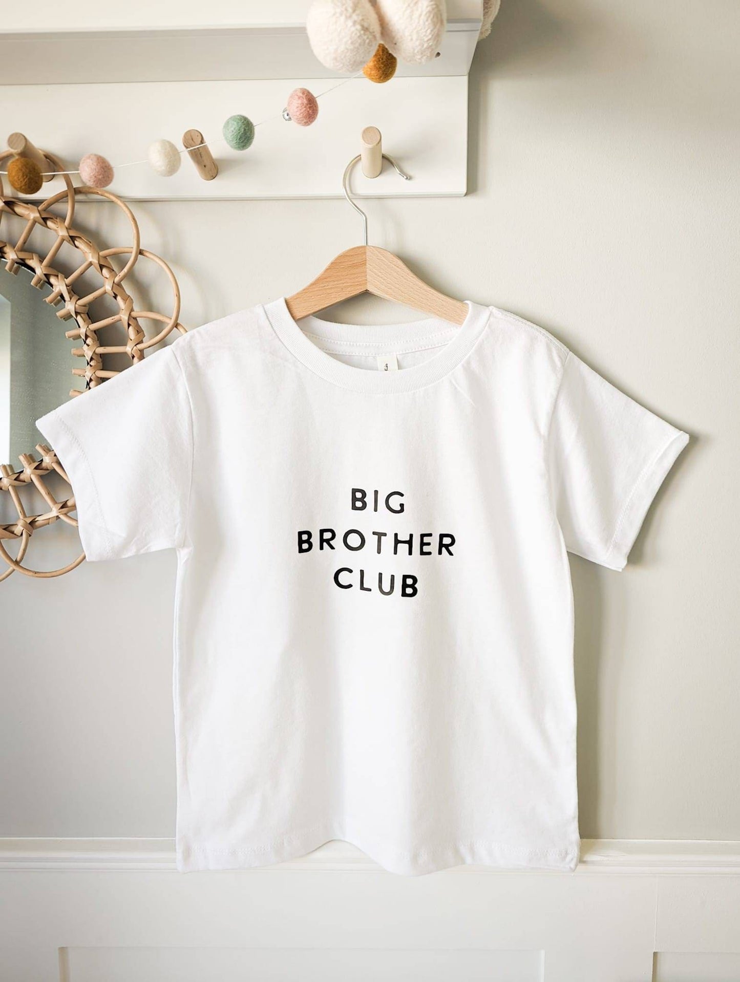 Big Sibling Club t-shirt