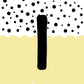 Personalised Spotty Initial Print