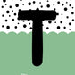 Personalised Spotty Initial Print