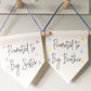 'Promoted to Big Sister' wall banner