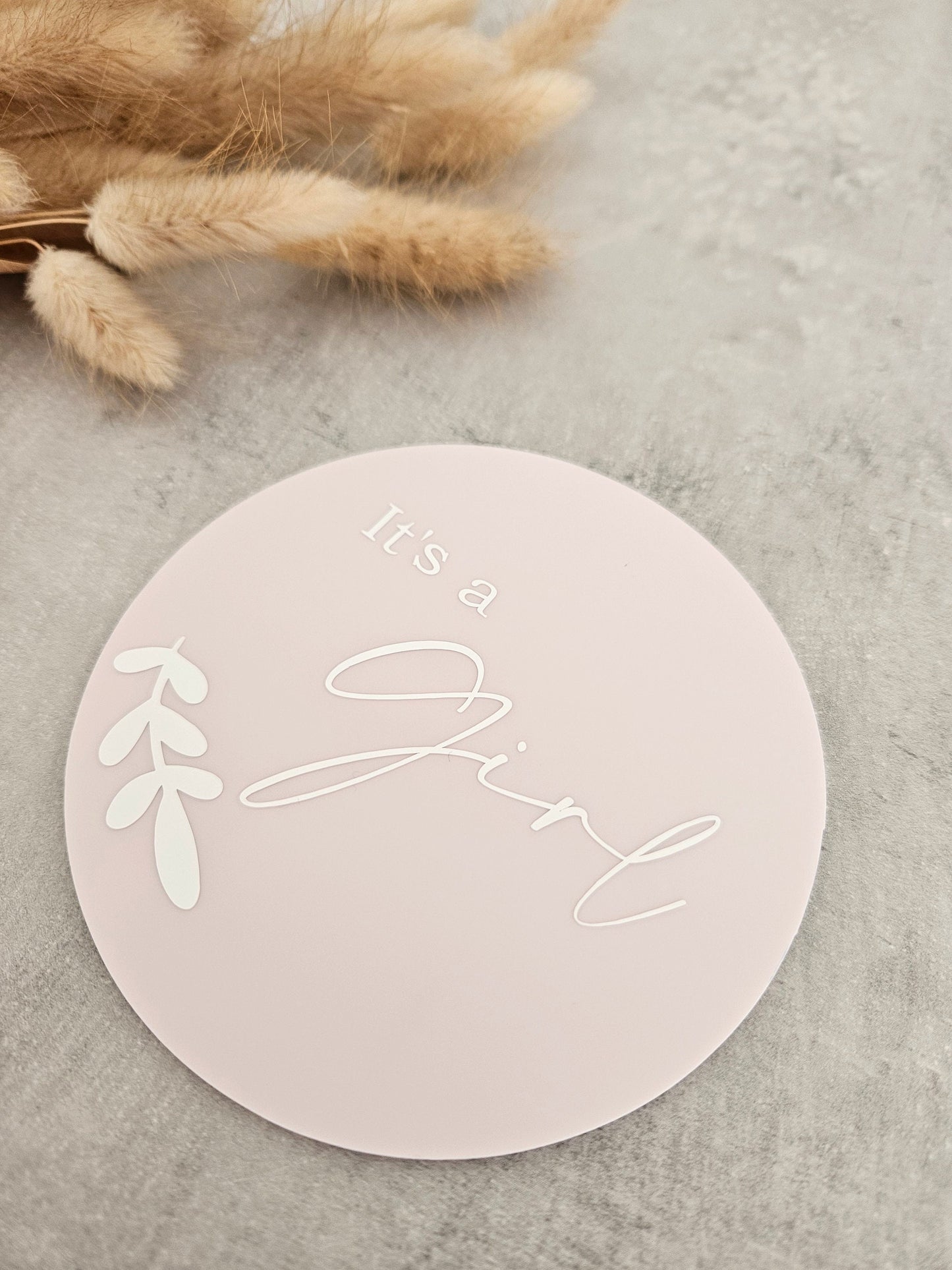 Baby Gender announcement disc