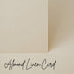 Circular Scalloped Card Name Cards