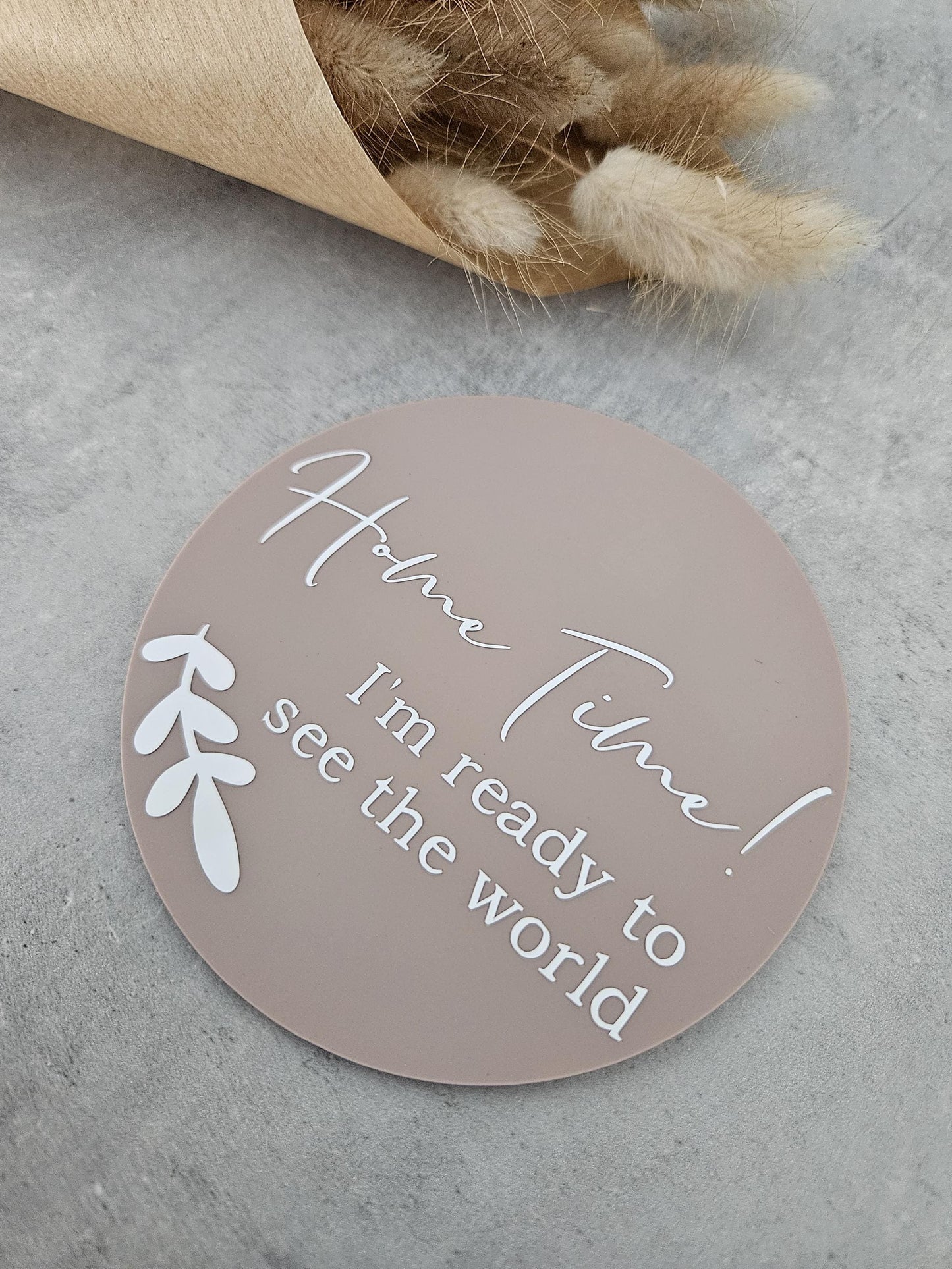 Home Time I'm Ready To See The World plaque