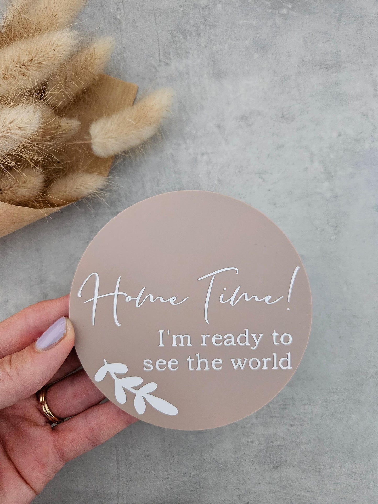 Home Time I'm Ready To See The World plaque