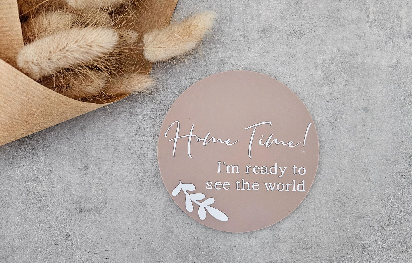 Home Time I'm Ready To See The World plaque