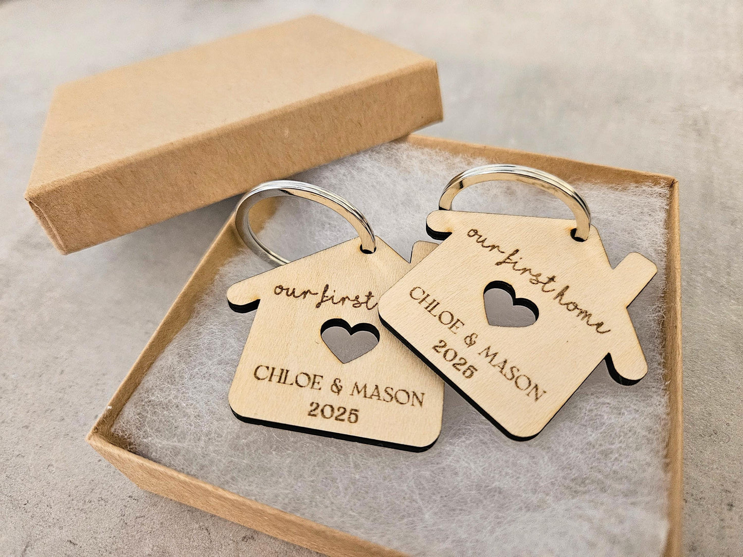 Our/ My First Home keyring