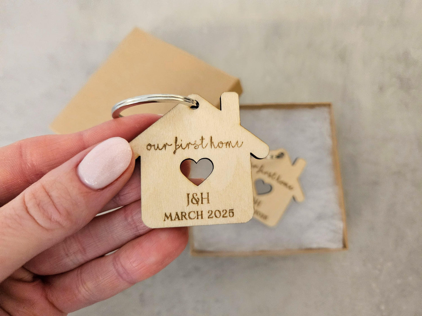 Our/ My First Home keyring