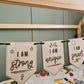 Positive Affirmations Penant Flag Bunting | Children's Positivity | Kids Self-esteem | Kids Bedroom Playroom Decor