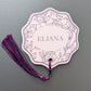 Floral Wedding Place Cards with Tassel | Blush & Plum