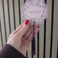 Floral Wedding Place Cards with Tassel | Blush & Plum