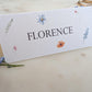 Wildflower Floral Place Names | Wedding Guest Name Cards