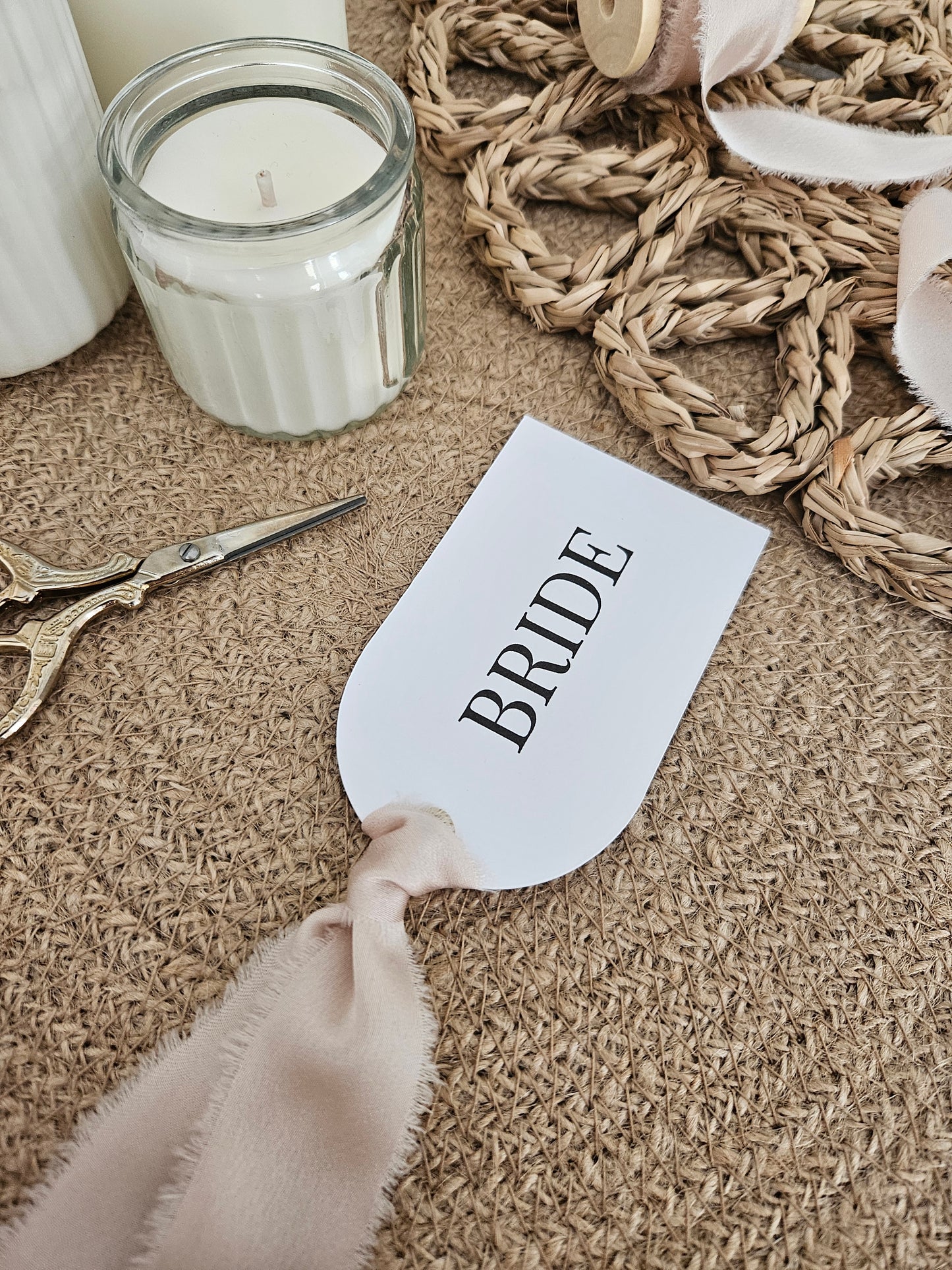 Arched Wedding Table Place Names