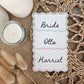 Wavy place cards