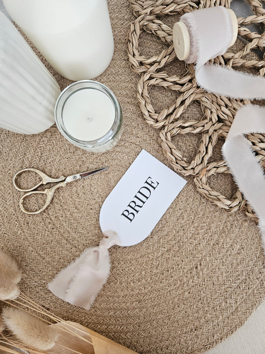 Arched Wedding Table Place Names