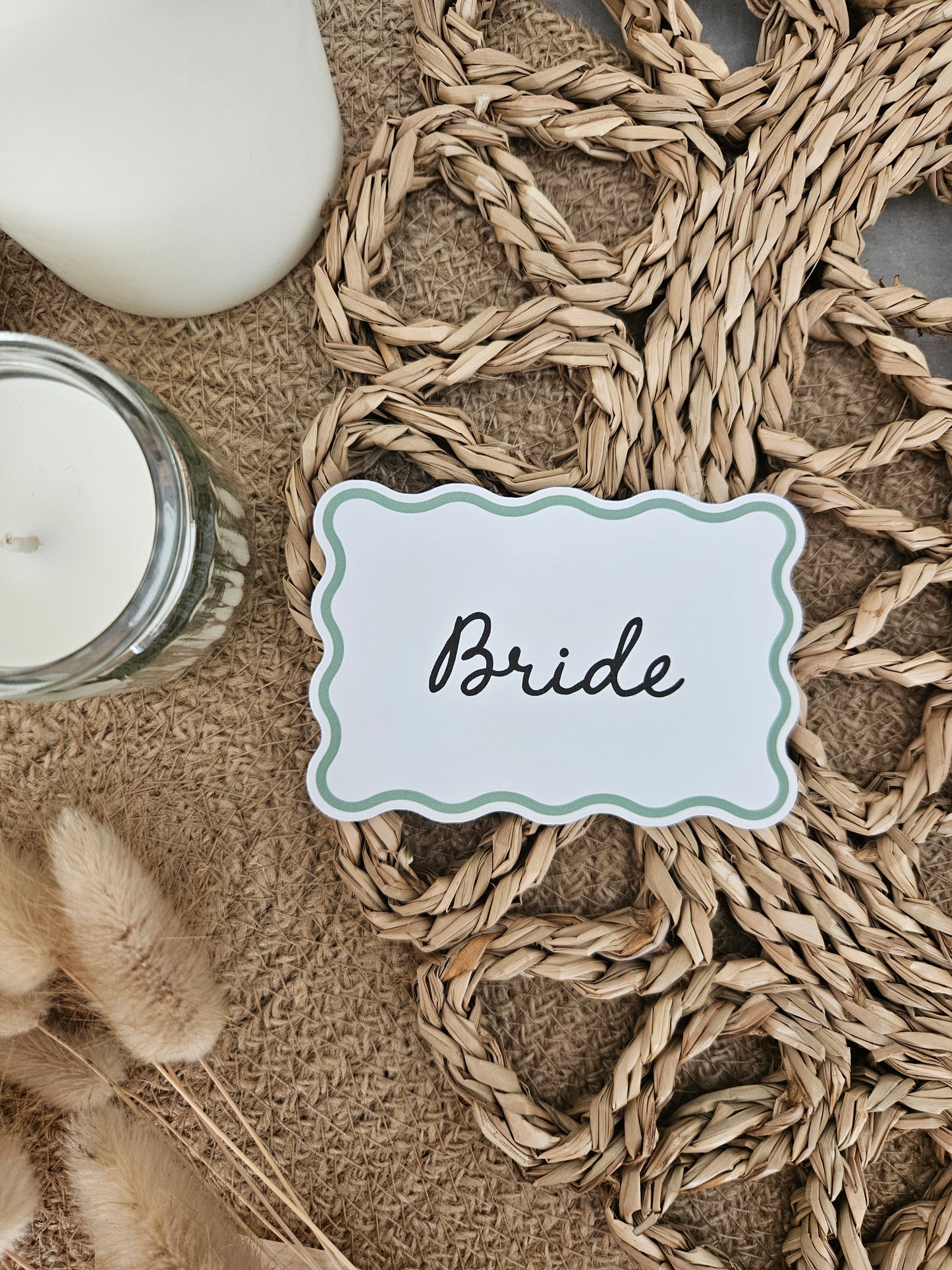 Wavy place cards
